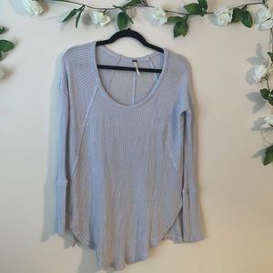 Free people Ventura Blue high low tunic
